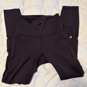 lululemon Black Wunder Train 25” Leggings